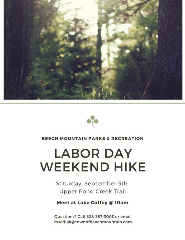 Buckeye Rec Center Beech Mtn Parks & Recreation Events